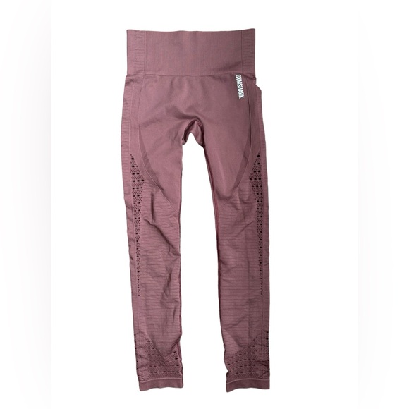 Gymshark Pants - Gymshark Seamless burgundy Leggings High Waisted